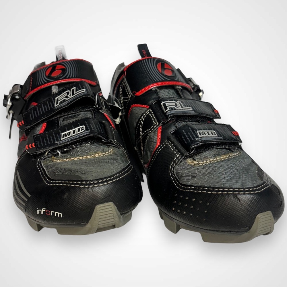 Bontrager Black RL Micro-Fit Ratcheting Buckle Cycling Mountain Bike Shoes